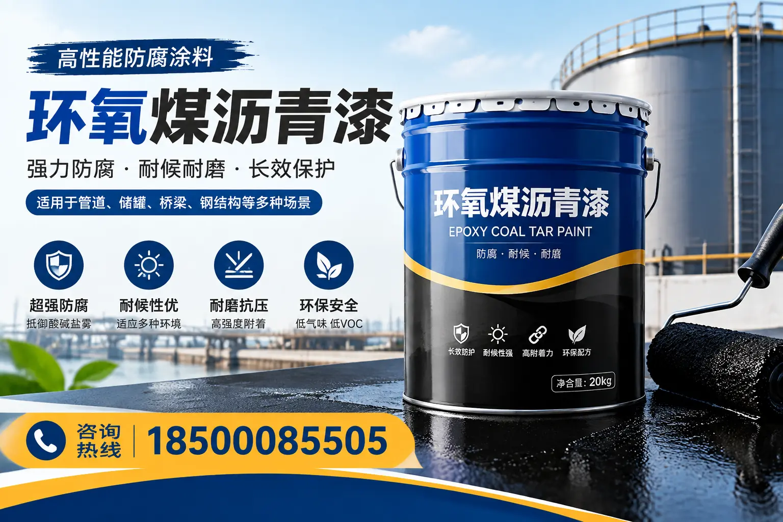环氧煤沥青漆的施工步骤详解,乐亭装修必备知识